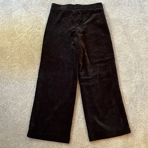 LOFT NWOT Ribbed Velour Pull On Wide Leg Pants - Picture 5 of 7